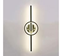 Luz de pared LED Luz de pared Linear Long Strip Split Fonces de cuantos Decoración de la lámpara de iluminación de lámpara montada en la pared para la sala de decoración de la sala de estar del