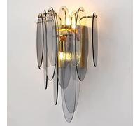 Luz de Pared - Luz de Pared de Vidrio Decoración de Dormitorio de Oro de 2 Luces G9 Wall Corridor Moderno Bar Luces de Lavado de la Pared Sala de Estar Decoración de restaurantes Insúditos de la