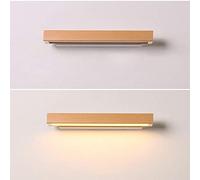 Luz de pared minimalista moderna Lámpara de pared giratoria LED, luz de pared interior, utilizada en dormitorio, sala de estar, escaleras de pasillo, blanco, blanco fresco de 31 cm