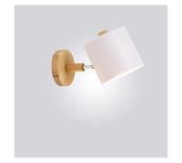 Luz de pared para dormitorio nórdico moderno madera de madera interior dormitorio de cama para dormitorio para sala de estar sala de estudio salas de comedor salón de porche lámpara de restaurante