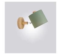 Luz de pared para dormitorio nórdico moderno madera de madera interior dormitorio de cama para dormitorio para sala de estar sala de estudio salas de comedor salón de porche lámpara de restaurante