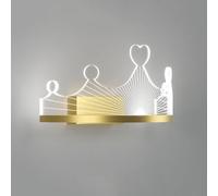 Luz de pared para el accesorio de iluminación de dormitorio Lámpara moderna queen Princess Kings 6W Led Led Luces de lavado de pared de interior para la sala de estar de la noche del dormitorio l