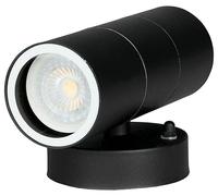 Luz De Pared V-TAC 2 Vías Arriba/Abajo IP44 Negro Mate VT-7622