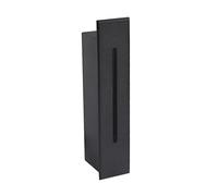 Luz de paso LED 3W for exteriores o interiores, luz escalera impermeable IP65, lámpara subterránea pared, candilejas, sensación cuerpo humano(BLACK-3W)