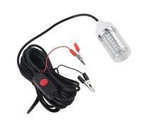 Luz de pesca LED, Calidad impermeable Noche de luz LED de pesca con cable para acuario Piscina de tanque de peces Barco de pesca(perlas 108LED) Artículos De Pesca Cebo