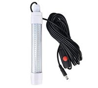 Luz de Pesca Sumergible, Luz Subacuática para Pesca, Durabilidad 30000H | 144 bombillas LED, clasificación de impermeabilidad IP68, fuente de alimentación de amplio voltaje, ideal para pesca en