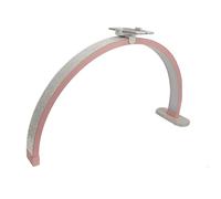 Luz de Pestañas de 27 Pulgadas, Lámpara de Escritorio de Media Luna, Luz de Belleza de Uñas con Temperatura Ajustable de 40 W 3200-5600 K, Botón del Panel Táctil, Base Estable