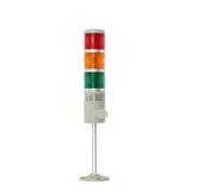 Luz de pila multicapa Industrial, luz de advertencia de señal LED multicapa for maquinaria, lámpara de alarma de LTA-505, torre de 3 capas(12V Steady-Sound)