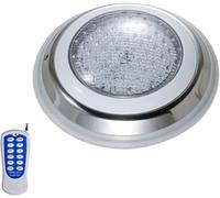 Luz de Piscina de Acero Inoxidable con Control Remoto, Foco subacuático RGB Impermeable, para jardín, Estanque, pecera