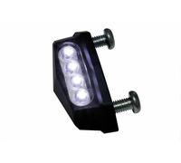 Luz De Placa A 4 Led Mod. CUADRO En Aluminio Anodizado Negro