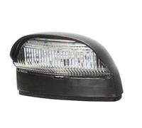 Luz de Placa Derecha Arriba 24V LED Transparente HELLA para entre Otros Scania