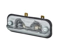 Luz de Placa Derecho 12V C5W Halógeno Transparente HELLA para entre Otros Hymer
