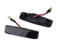 Luz de posición Lateral Compatible Con 5 Para Series Para E39 Para M5 1998-2003 Luz Señal Giro Dinámica Marcador Lateral Lámpara Secuencial Cubierta Embellecedora Del Indicador Intermitente(Black)