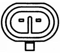 Luz de posición lateral Montaje lateral ext. 2XS 205 020-011 HELLA