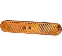 HELLA 2PS 009 226-031 Luz de delimitación lateral - LED - 24V - montaje exterior/pegado - Color de tulipa: amarillo - Color LED: amarillo - Cable: 250mm - 2polos - derecha/izquierda - Cant.: 1
