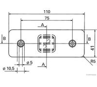 Luz de posición LED 82710233 HERTH+BUSS ELPARTS