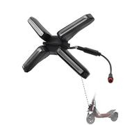 Luz de posición tipo X para scooter compatible con Ninebot ZT3 PRO / ZT3 PROE Kickscooter lámpara delantera en forma de X Faro Super luminoso de repuesto Accesorios originales