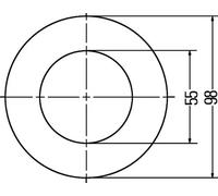 Luz de posición trasera Frontal del vehículo Montaje 2PF 008 405-051 HELLA