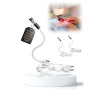 Luz de posicionamiento magnético para máquina de coser, sierra ingletadora láser, accesorios de costura, línea recta, color rojo, con adhesivo de alineación precisa, sistema de marcado de prensa de