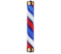 Luz De Poste De Barbero Led, Luces Giratorias De Poste De Barbero Al Aire Libre, Peluquería Light, Barber Pole, Rayas Iluminadas De Montaje En Pared Impermeables Letrero 125cm