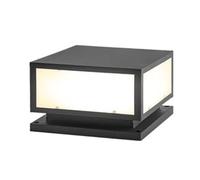 Luz de Poste Exterior Farola Exterior Jardin Pilar De Luz Exterior De Aluminio Pantalla De PC Poste De Luz Columna De Luz Camino De Jardín Paisaje Luz De Calle Lámpara De Patio Lámpara de Exterior Lám