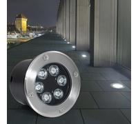 Luz de Pozo de bajo Voltaje para Exteriores, IP66, Resistente al Agua, luz LED subterránea de bajo Voltaje CC 12/24 V para Entrada de vehículos, jardín, Camino, Patio, lámpara de Paisaje Redonda