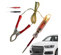 Luz De Prueba: Probador De Circuito De Zumbador, Bolígrafo Eléctrico Automotriz, Probador De Voltaje De Pantalla Digital Con Sonda Afilada Y Linterna LED | Herramienta De Diagnóstico De Automóviles Pa