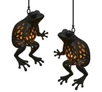 Luz de rana - Bonita iluminación ambiental al aire libre - Luces decorativas de rana para exteriores | para patio, porche, patio, jardín, valla, árbol, camino, paisaje, interior, dormitorio, sala de