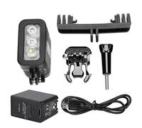 Luz de Relleno de Buceo, 45M Luz Subacuática de Buceo a Prueba de Agua Luz de Video LED Regulable de Alta Potencia Luz Nocturna de Relleno Luz LED de Buceo para Cámara de