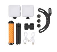 Luz de Relleno de Cámara de Teléfono Móvil de Mano con Brillo Ajustable, Mini Lámpara de Relleno, Adecuada para Fotografía de Alimentos, Imágenes Médicas