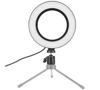 Luz de relleno de fotografía, 6 pulgadas regulable 72PCS LED Video Live Studio Camera Ring Light Photo Selfie Video Light