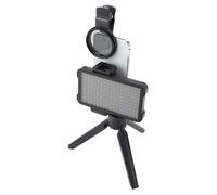 Luz de Relleno de Tatuaje, 180 LED Clip Luz de Relleno con Filtro de Lente Polarizado Cpl de 52 Mm para Teléfono, Luz de Relleno de Fotografía Recargable de Brillo de 2400k -6400k