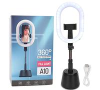 Luz de Relleno de transmisión en Vivo, Escritorio, 360 Grados, luz LED Ajustable para fotografía Selfie