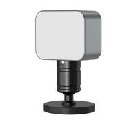 Luz de relleno LED de aleación de aluminio ligera con soporte de zapata fría de 1/4 pulgadas, ideal para creación de contenido, transmisión de video, luz de cámara de aluminio