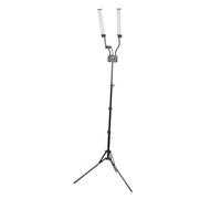 Luz de Relleno LED de Doble Brazo, Luz de Relleno LED Regulable de 45 W 3000 K6500 K con Soporte de Trpode Ajustable, Soporte para Telfono para Maquillaje, Transmisin en Vivo
