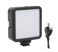 Luz de Relleno LED Luz de Video RGB a Todo Color, Iluminación de Fotografía Portátil, Temperatura de Color de 2500K a 9000K con 6 Efectos de Simulación de Escena, Mini Luz de