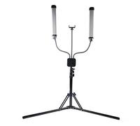 Luz de relleno LED para maquillaje, extensión de pestañas, lámpara de tatuaje, lámpara LED de vídeo con trípode, lámpara de estudio de uñas ajustable USB 3000 K-6000 K