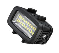 Luz de relleno LED sumergible extremadamente delgada de 153 g, 40 m, resistente al agua, con batería de larga duración para buceo, esnórquel, iluminación subacuática