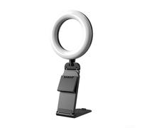 Luz de relleno, LED USB para anillo de luz con soporte para teléfono para videoconferencia, maquillaje, portátil al aire libre, transmisión en vivo, fotografía, luz suave