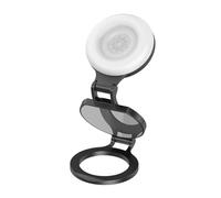 Luz de relleno magnética, luz anular portátil, iluminación suave con espejo iluminado, ideal para trabajo, fotografía, maquillaje, creación de contenido, grabación mecánica, streaming,