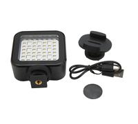 Luz de relleno para empalme de vídeo para cámaras DSLR Canon, Nikon y Sony, iluminación brillante y uniforme, potentes LED, luz de buceo RGB