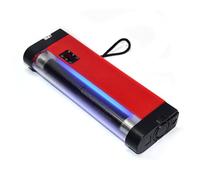 Luz De Resina UV: Baterías Portátiles De Carcasa De ABS Dura Negra, Herramienta De Reparación De Ventanas De Automóviles, Lámpara De Curado De Pegamento Para Parabrisas, Dispositivo De Curado Rápido M