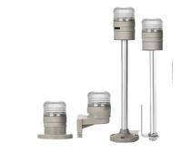 Luz de seguridad industrial de una sola capa, 3 colores, 12 V/24 V CC, amarilla y verde, con zumbador, luz intermitente.(Disk with rod 12V)