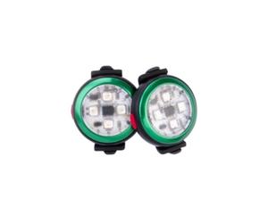 Luz de seguridad recargable Luumi LED V2 para perros - Curli - Color: Verde