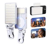 Luz De Selfie MagnéTica, Luz De TeléFono PortáTil para GrabacióN De VíDeo, 160 Led Luz De Selfie MagnéTica De Doble Lado Ajustada 3 Modos De Luz, para Tiktok, Instagram, Vlog, GrabacióN De VíDeo