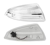 Luz de señal de giro de espejo, 1 par de luz de señal de giro LED de espejo de puerta retrovisor A2048200721 para lámpara de espejo retrovisor de clase C W204 antes de la cirugía estética 2008-2010