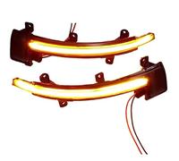 Luz de señal de giro dinámica para espejo retrovisor, lente ahumada, luz indicadora de señal de giro, luz intermitente LED compatible con Audi TT Mk2 8J 2007 2008-2014 TTS R8