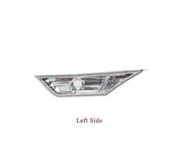 Luz de señal de giro lateral blanca y amarilla para guardabarros, luz de posición para Honda Civic 2016-2020