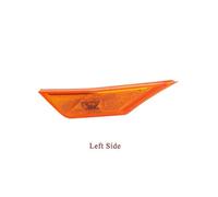 Luz de señal de giro lateral blanca y amarilla para guardabarros, luz de posición para Honda Civic 2016-2020