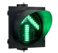 Luz de señal de tráfico LED, lámpara de alto brillo para carreteras y estacionamiento, indicador industrial de advertencia